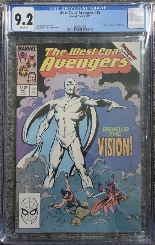 Image for West Coast Avengers #45 CGC 9.2