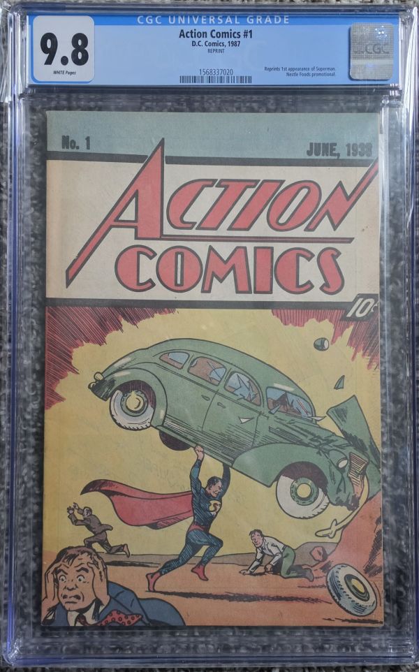 Image for Action Comics #1 CGC 9.8 Nestle Foods Promotional
