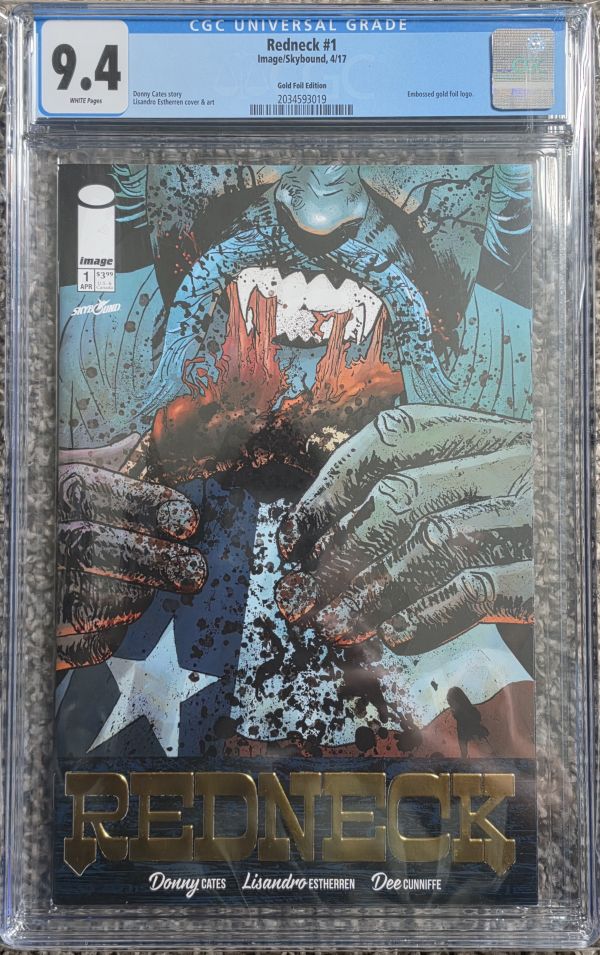 Image for Redneck #1 Gold Foil Edition CGC 9.4