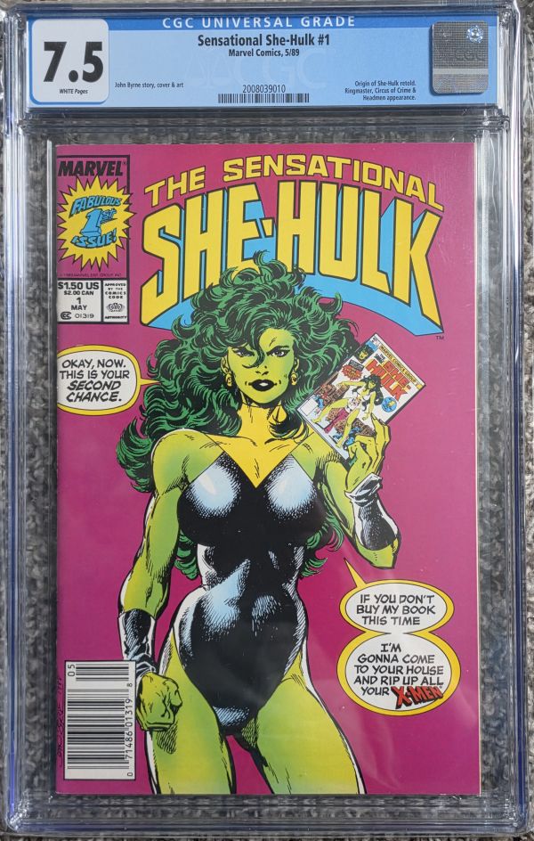 Image for Sensational She-Hulk #1 CGC 7.5