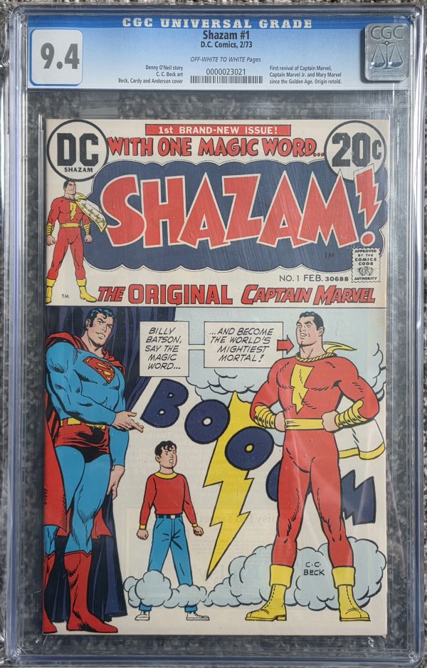 Image for Shazam #1 CGC 9.4