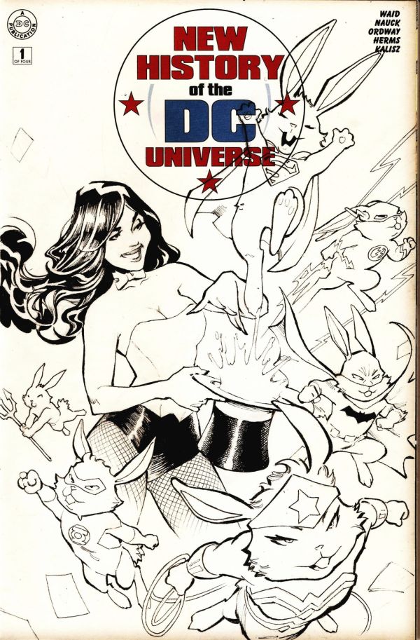 Image for Zatanna Sketch Cover (Ink) – New History of the DC Universe – Color Version Available Soon
