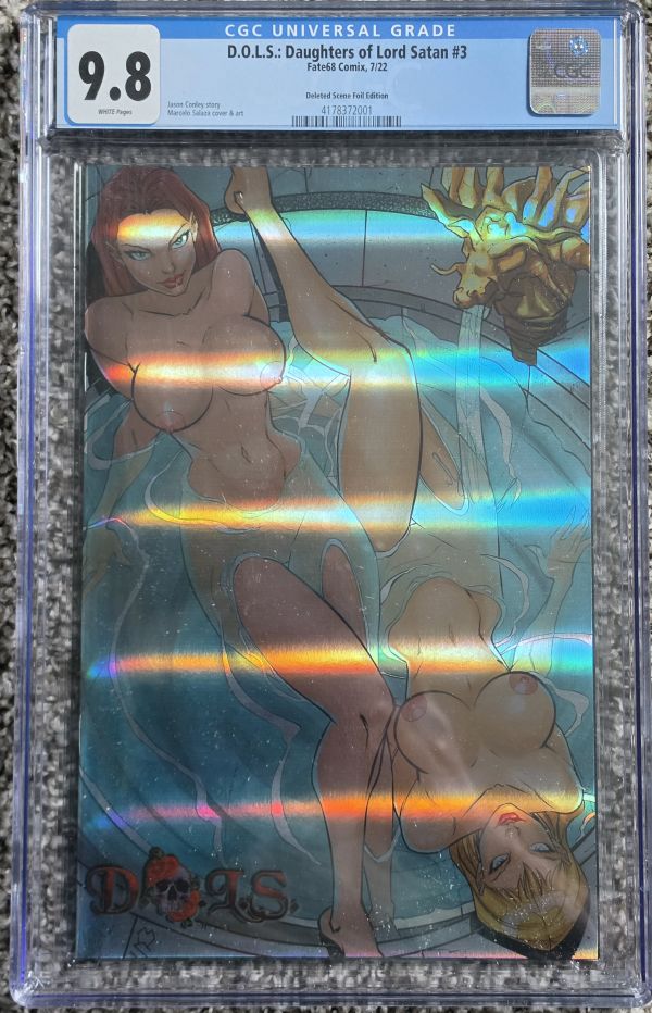 Image for D.O.L.S.: Daughters of Lord Satan #3 CGC 9.8 Deleted Scene Foil Edition