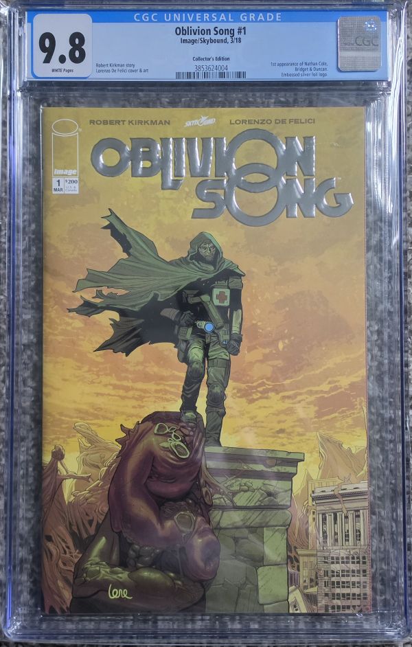 Image for Oblivion Song #1 CGC 9.8 Collector's Edition
