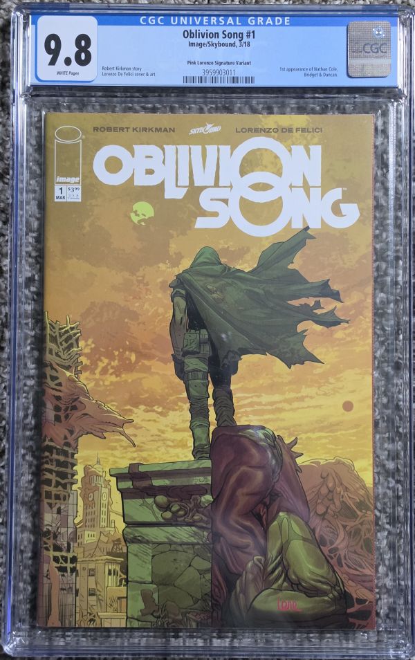 Image for Oblivion Song #1 Pink Lorenzo Signature Variant CGC 9.8
