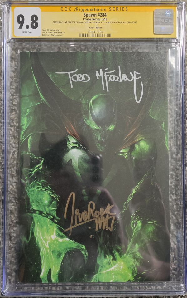Image for Spawn #284 CGC 9.8 Signed by Francesco Mattina and Todd McFarlane
