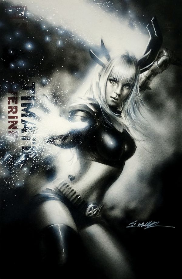 Image for X-Men magik - charcoal pencils And AirBrush by Manu Silva 