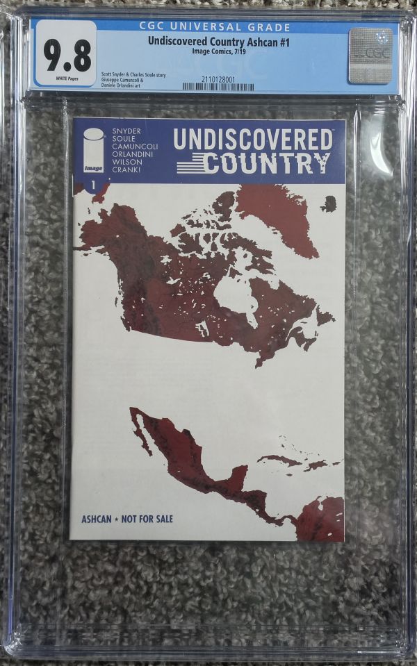 Image for Undiscovered Country Ashcan #1 CGC 9.8