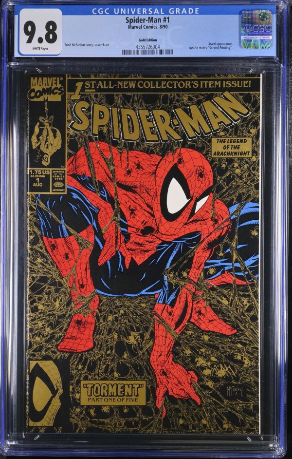 Image for Spider-Man #1 Gold Edition CGC 9.8