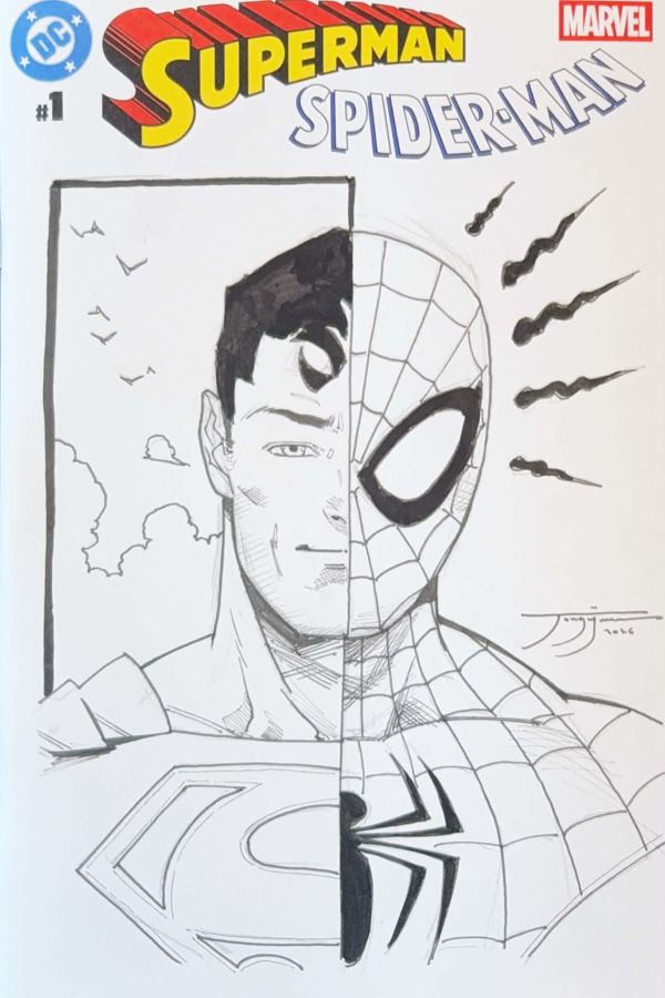 Image for Superman Spider-Man #1 Sketch by Jorge Jimenez