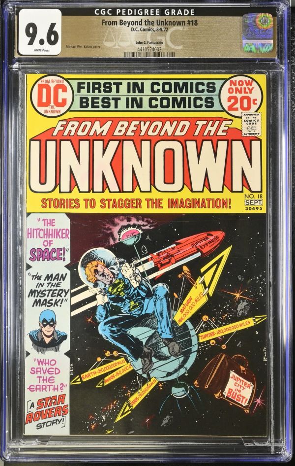 Image for From Beyond the Unknown #18 CGC 9.6