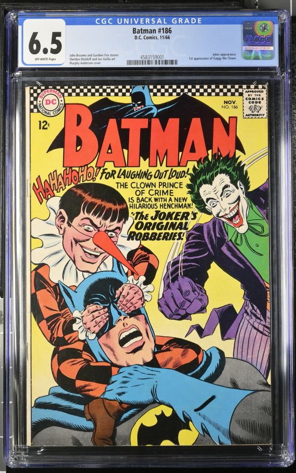 Image for Batman #186 CGC 6.5