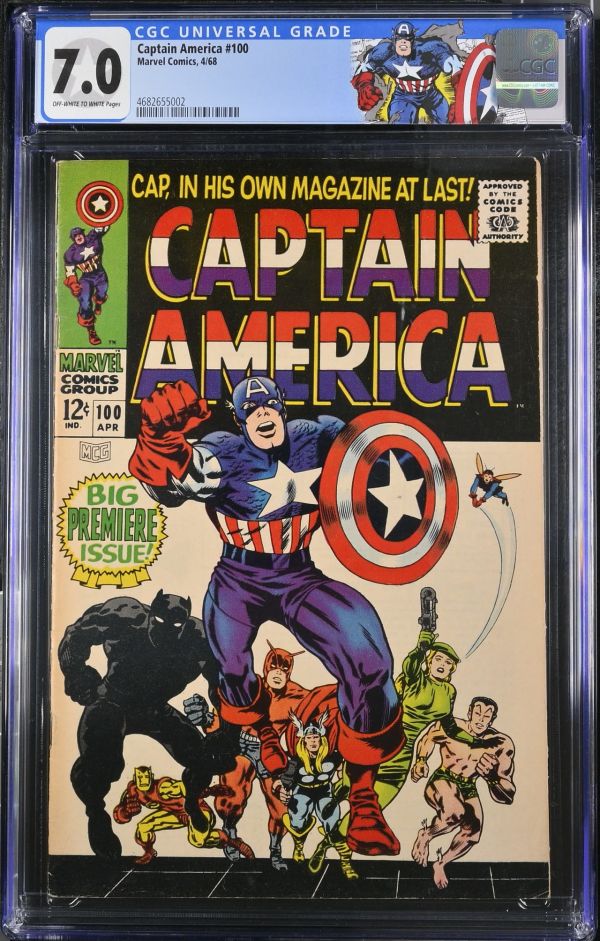 Image for Captain America #100 CGC 7.0