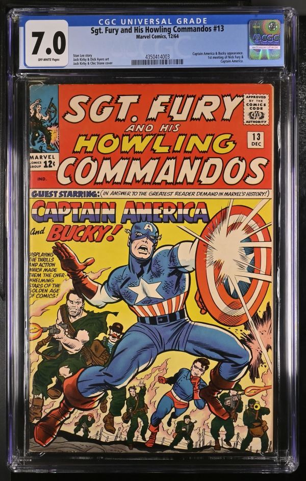Image for Sgt. Fury and His Howling Commandos #13 CGC 7.0