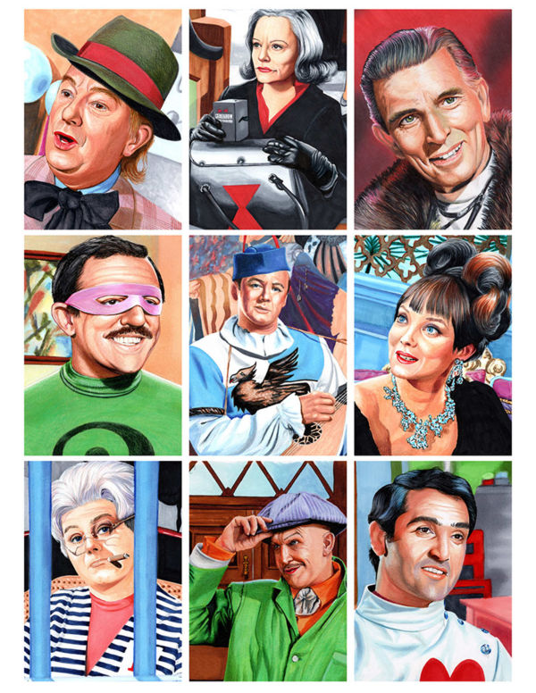 Image for Batman Villains Portraits Art Print