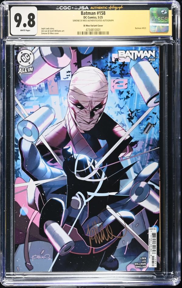 Image for Batman #158 CGC 9.8 Signed by Simone Di Meo