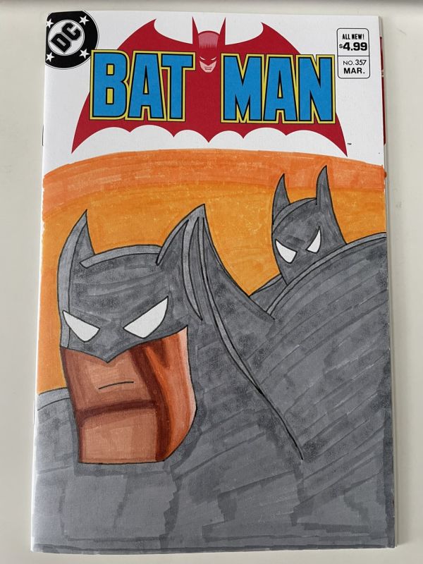 Image for Batman Blank Cover by Jacob Wilcox (Error Issue)