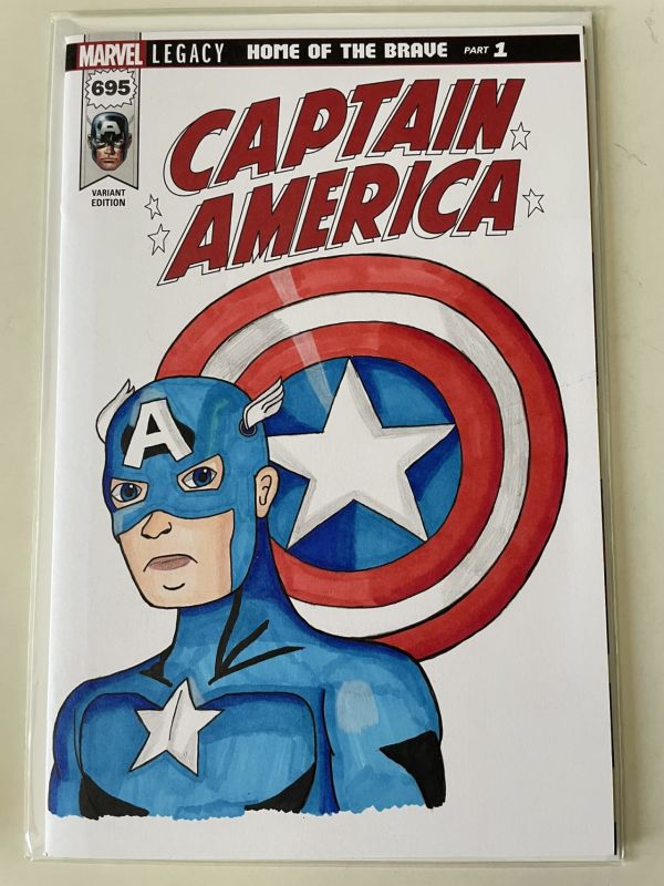 Image for Captain America Blank Cover by Jacob Wilcox