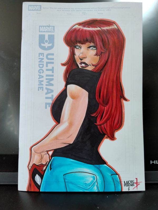 Image for Mary Jane Illustration on Marvel's Ultimate Endgame #01