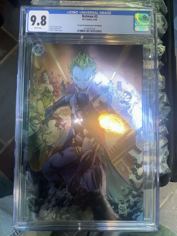 Image for Batman #3 Second Printing Daniel Foil Edition CGC 9.8