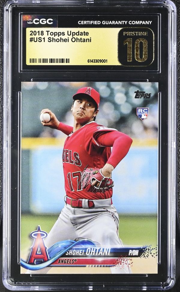Image for 2018 Topps Update #US1 Shohei Ohtani Rookie Card CGC 10