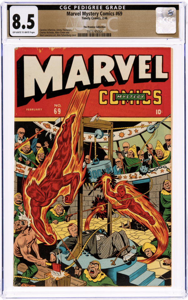 Image for Marvel Mystery Comics #69 CGC 8.5