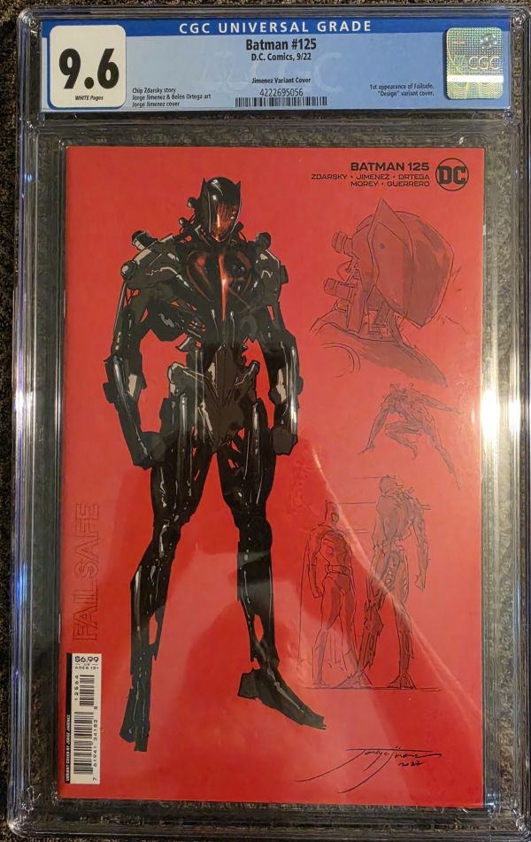 Image for Batman #125 CGC 9.6 Jimenez Variant