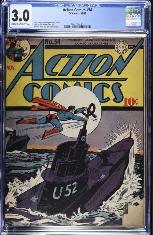 Image for Action Comics #54 CGC 3.0