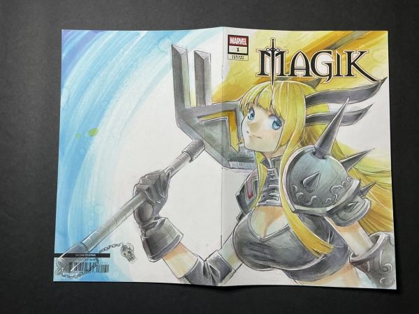Image for 3 book lot Magik x2 black cat  Sketch Covers by Ro Yoshimiya