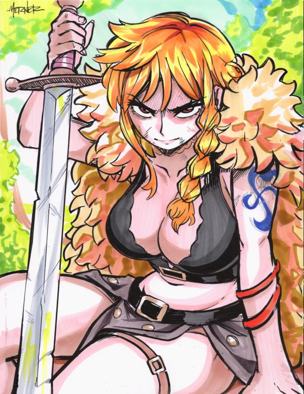 Image for Elbaph Nami Original Drawing by Chris Metzner