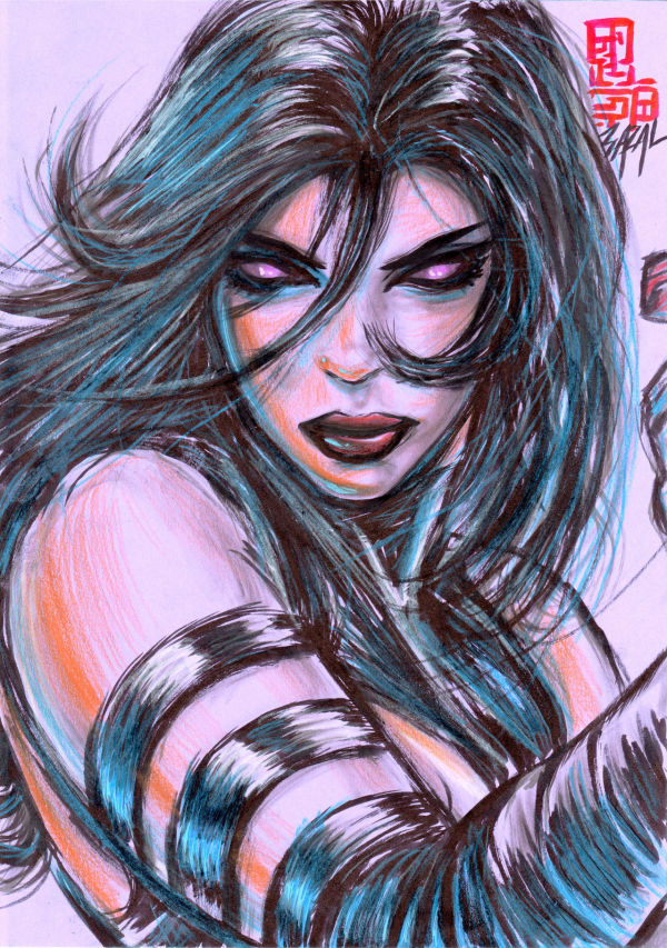 Image for Psylocke - Betsy Braddock. 2024 / Bazal. 8,3x11,7 in