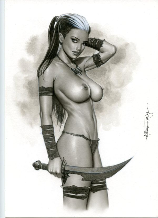Image for 8,5x11" ROGUE SAVAGELAND SK#3734 ORIGINAL ARTWORK BY ALEX MIRANDA