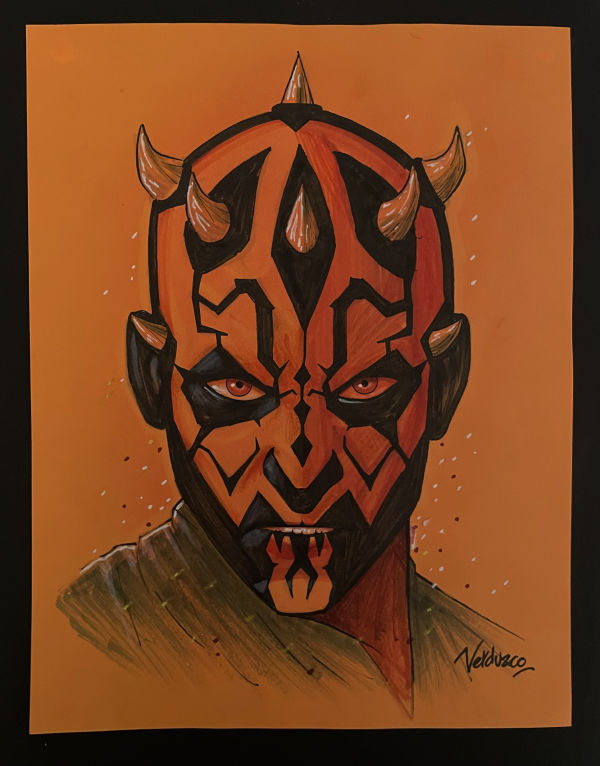 Image for Darth Maul Portrait by Javier Verduzco