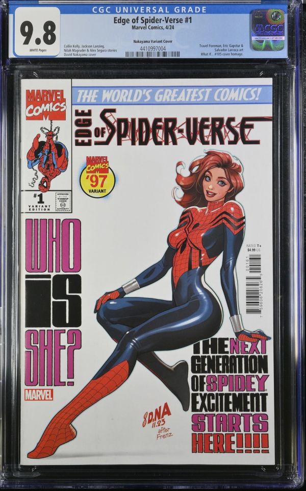 Image for Edge of Spider-Verse #1 Nakayama Variant CGC 9.8
