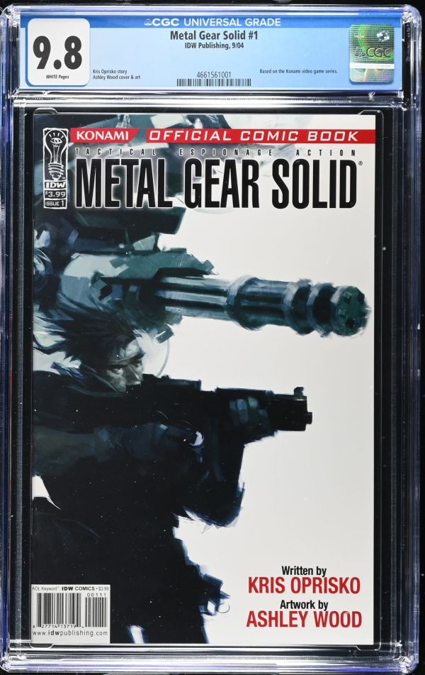 Image for Metal Gear Solid #1 | CGC 9.8 | UniversalBased on the Konami video game series.Kris Oprisko storyAshley Wood cover & art