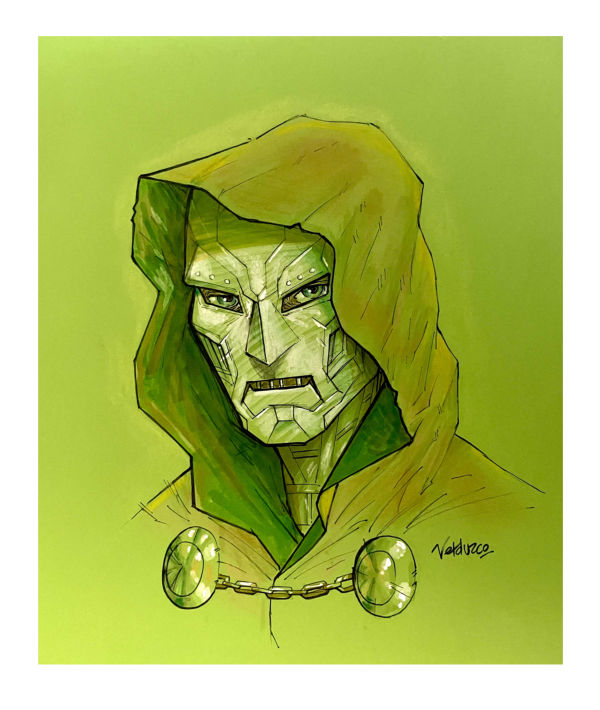 Image for Dr. Doom Portrait by Javier Verduzco
