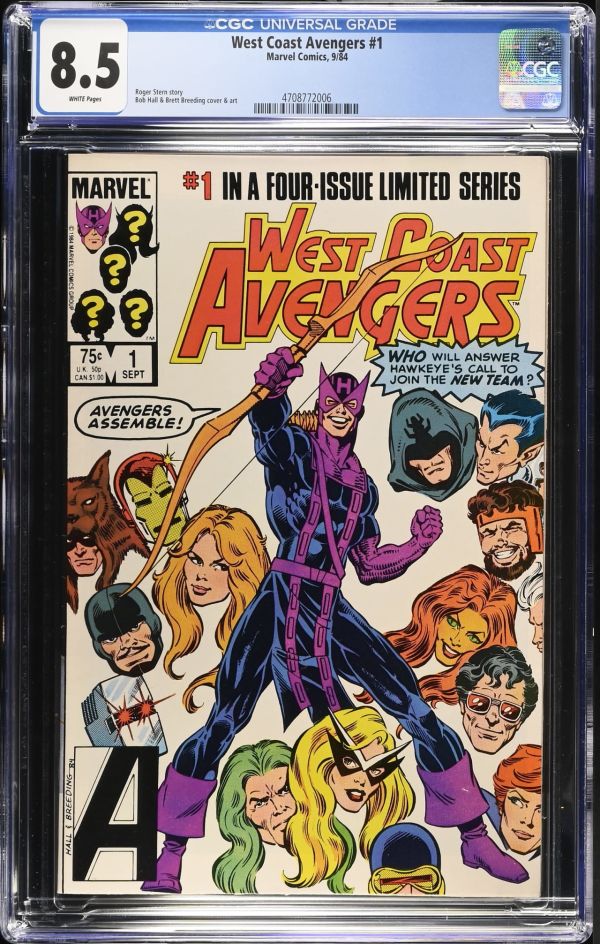 Image for West Coast Avengers #1 CGC 8.5