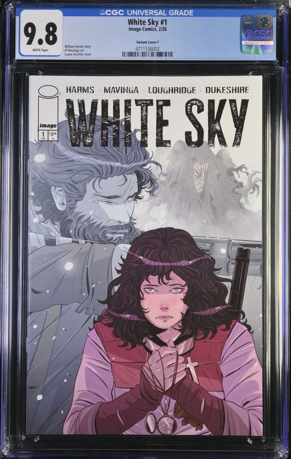 Image for White Sky #1 CGC 9.8 Variant Cover F