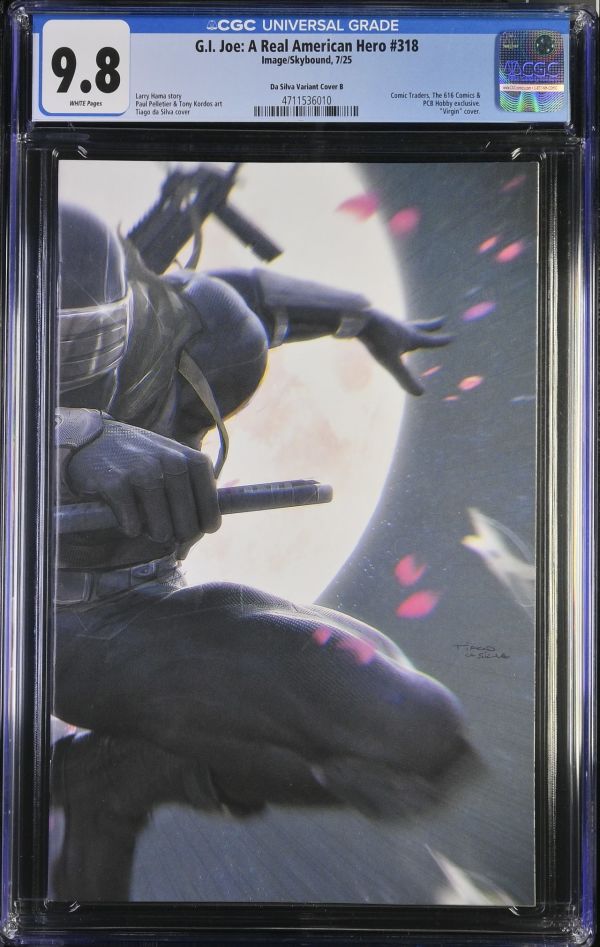 Image for G.I. Joe: A Real American Hero #318 Da Silva Variant Cover B CGC 9.8