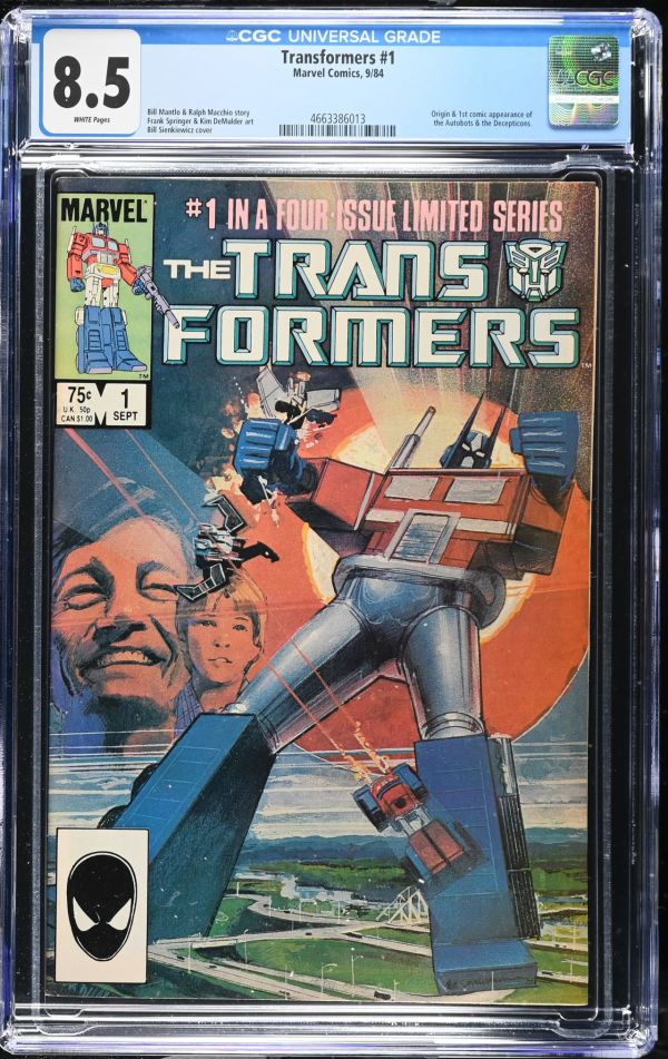 Image for Transformers #1 CGC 8.5