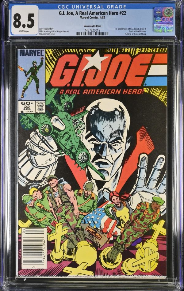 Image for G.I. Joe, A Real American Hero #22 CGC 8.5