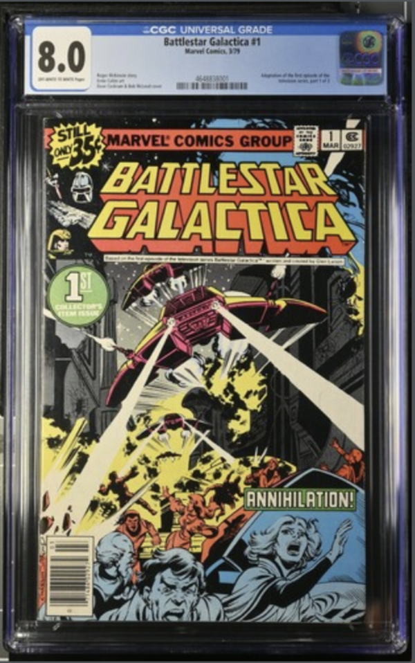 Image for Battlestar Galactica #1 CGC 8.0