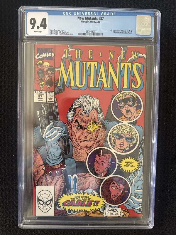 Image for New Mutants #87 CGC 9.4