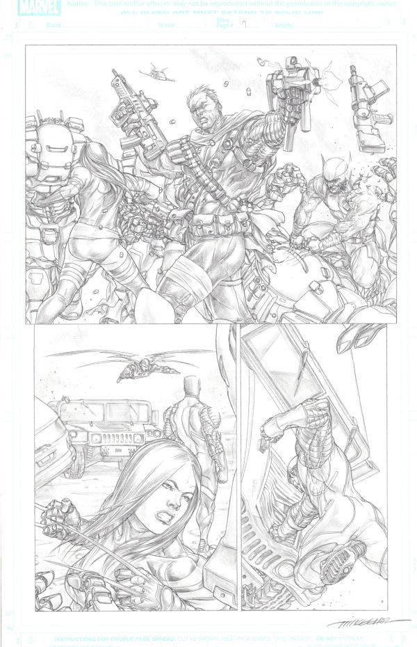 Image for X-Force (2008) #26, Pg. 7 by Mike Choi 11x17