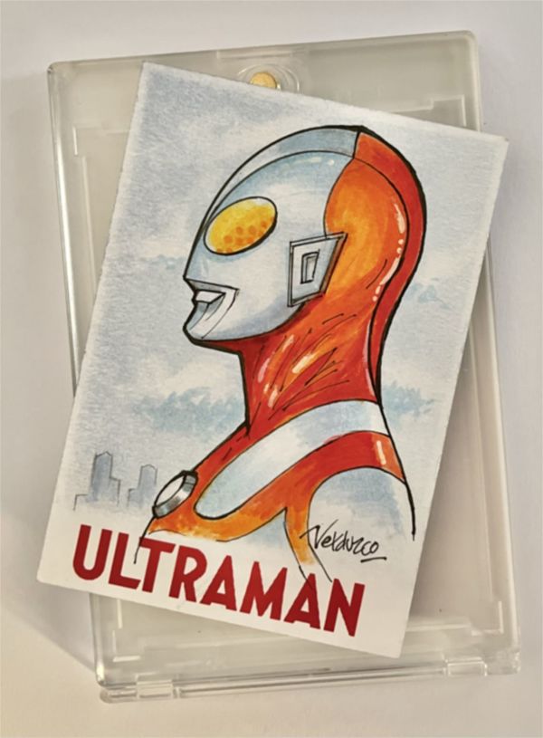 Image for Ultraman Sketch Card Signed by Javier Verduzco