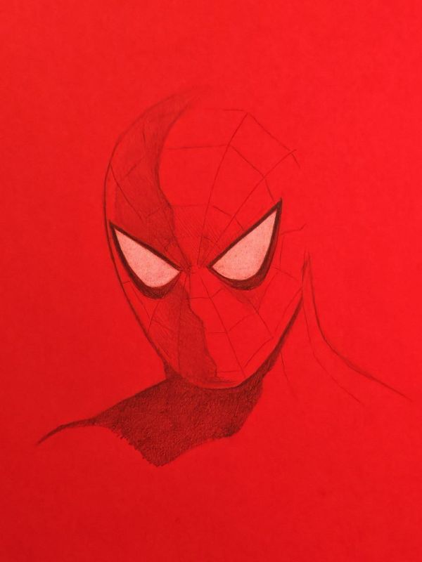 Image for Spider-Man Pastel Pencil Sketch