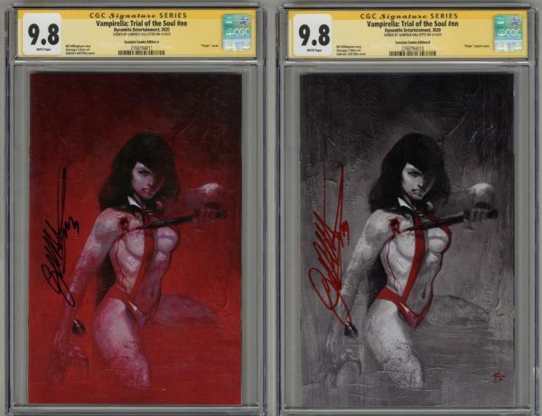 Image for VAMPIRELLA: TRIAL OF THE SOUL SET CGC 9.8 SS SIGNED GABRIELE DELL'OTTO VIRGIN