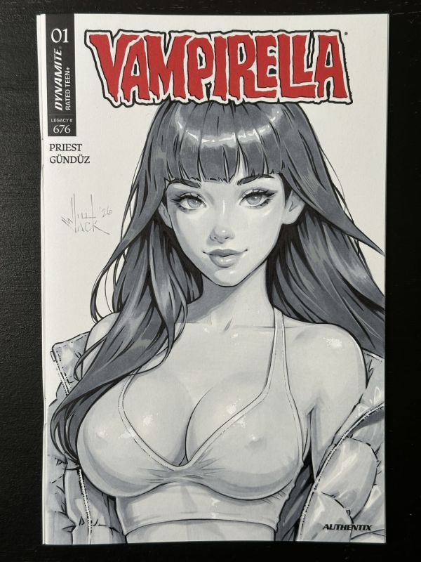 Image for Vampirella Sketch Cover by Will Jack