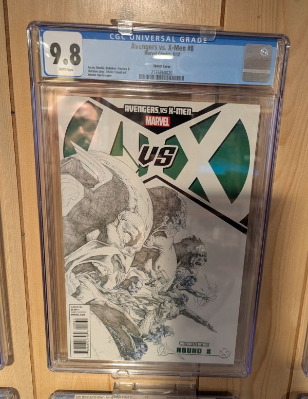 Image for Avengers vs. X-Men #8 CGC 9.8 Sketch Cover