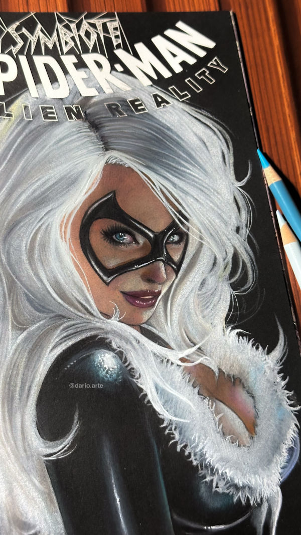 Image for  Black Cat sketch cover  by Dario Arte